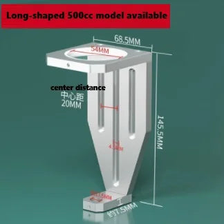 Needle Barrel Bracket for Dispensing Machine - Compatible with 10CC to 500CC Syringes with Silicone Sleeve Holder