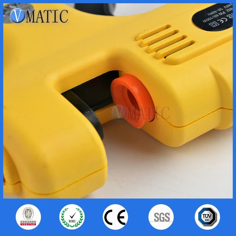 Free Shipping 60-100W Glue Dispensing Gun Dispenser Gun, Hot Melt Glue Gun Temperature Adjustable Repair 220V Wholesale Glue Gun