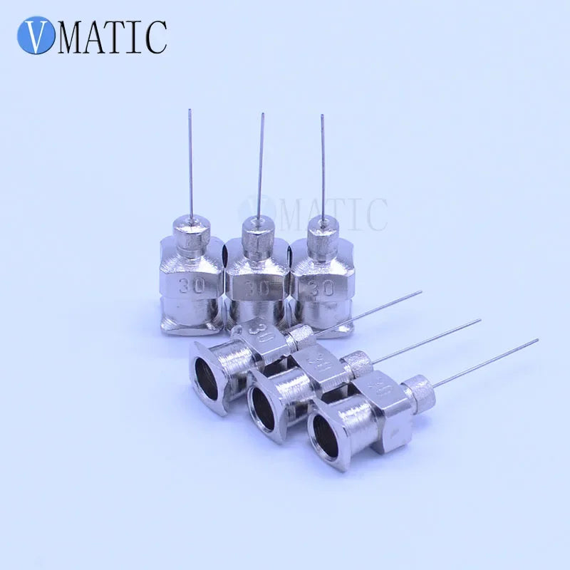 Free Shipping 12Pcs 0.5'' Tip Length 30G Stainless Steel Dispensing Needle Tip 1/2 Inch