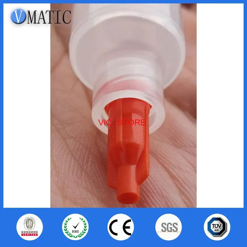 Free Shipping 1000Pcs American Style Glue Dispensing Syringe Tip Cap/ Stopper