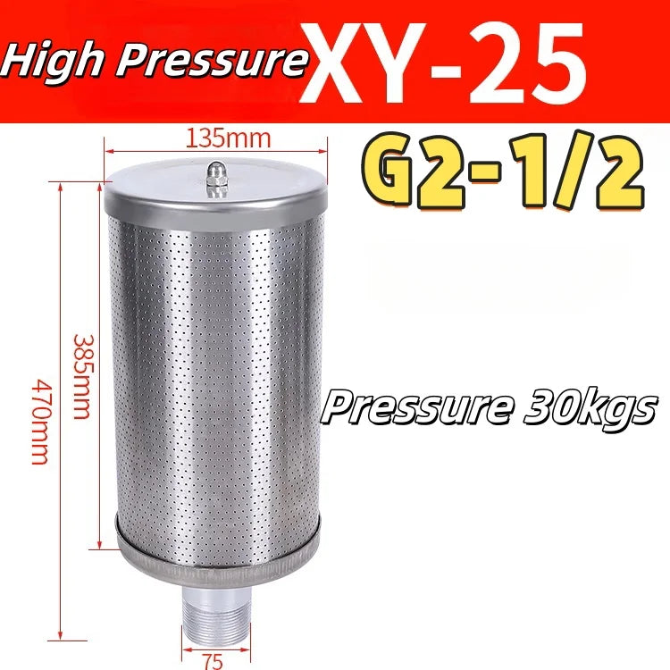 Free Shipping XY-05 Noise Reduction 07 Dryer Silencer Exhaust Muffler Pneumatic Diaphragm Pump 20/15/12