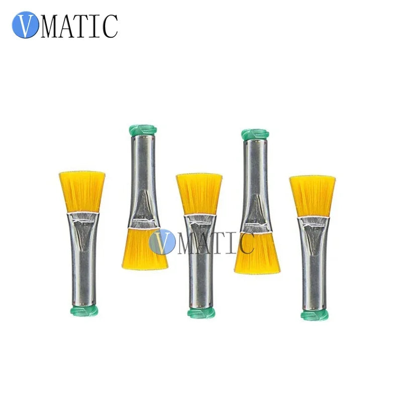 Free Shipping 18G Needle Brush Double Screw Thread Needles EFD Hard Brush Needle Flat 10mm Mouth Dispensing Needle Brush
