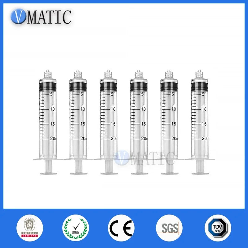 Free Shipping 20cc Hand Manual Syringe Applicator Dispensing Pastes Sealants And Epoxies Plastic Glue Dispenser Syringe 20ml
