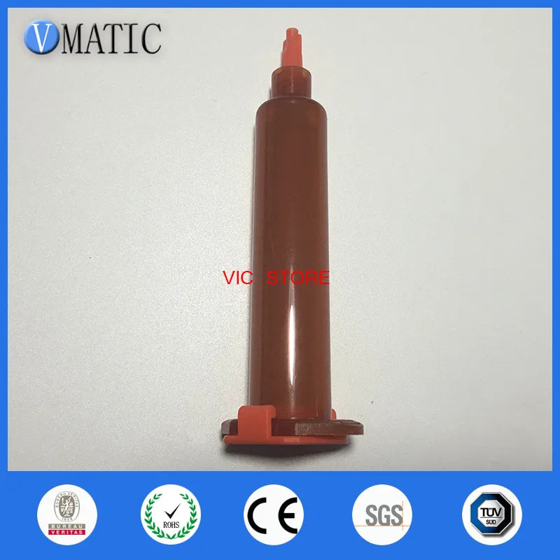 High Quality 10Pcs 10cc/ml Amber Air Pneumatic Syringe Barrel Amber UV Block Cartridge With Stopper/Piston/End Cover