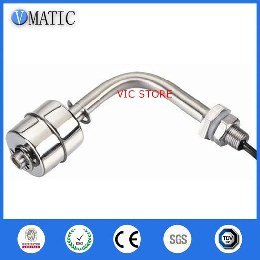 Free Shipping Sus316 Magnetic Current Motion Liquid Stainless Steel Sensor Electrical Water Level Control Float Switch VC1078-SL