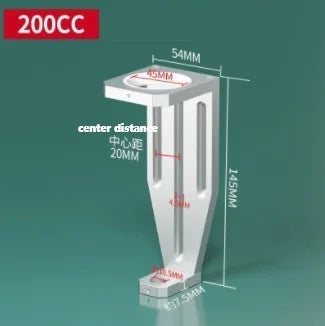 Needle Barrel Bracket for Dispensing Machine - Compatible with 10CC to 500CC Syringes with Silicone Sleeve Holder