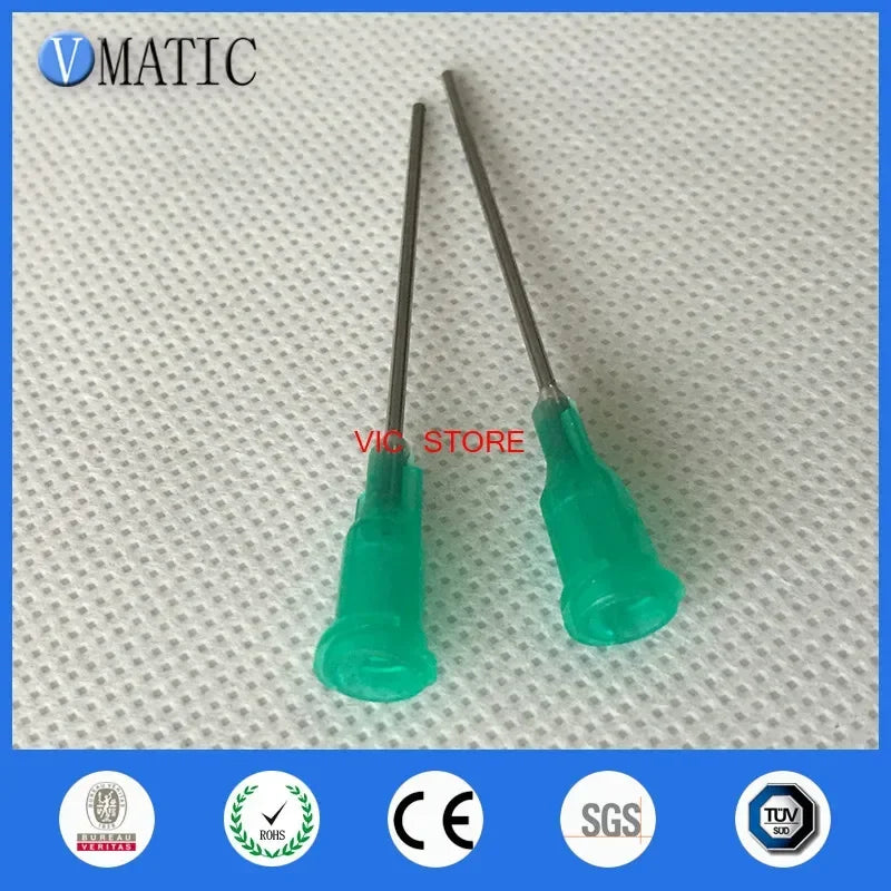 ‌18G Industrial Blunt Dispensing Needles 100PCS | 1" Stainless Steel Tips for SMT Free Shipping‌