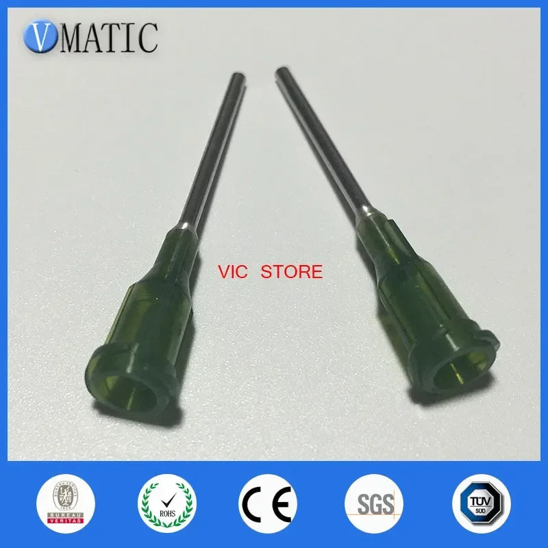 Free Shipping Glue Dispensing Needle 14G Te Needle Tube Length 25.4Mm(1") 100Pcs Dispensing Needle 1 Inch