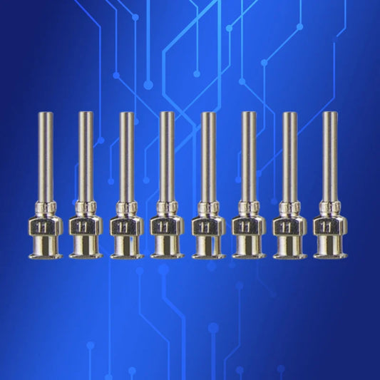 ‌11G Stainless Steel Tips | 12-PCS 1" Industrial Dispensing Needles‌