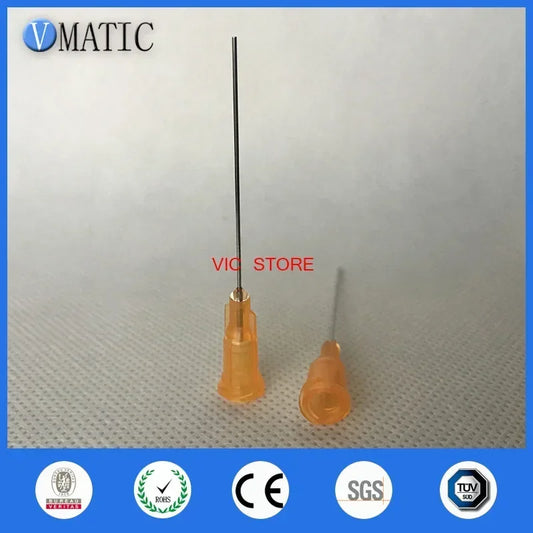 Free Shipping Luer Lock Tip 23G x 25mm（1"）High Precision Dispensing Nozzle 100PCS/Pack