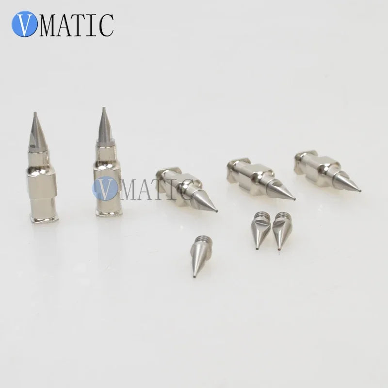 Free Shipping High Precision Stainless Steel Tapered Nozzles Liquid Glue Fluid Dispensing Needle Tips