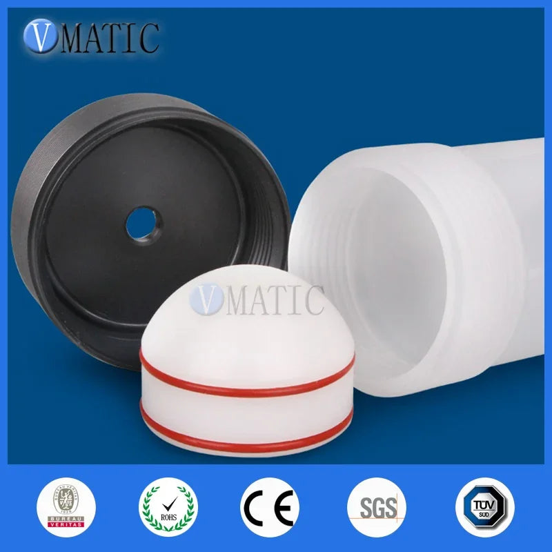 Free Shipping US Type Thickening 300 Cc / Ml Glue Filling Pneumatic Plastic Dispenser Syringe Barrel Set With Fast Quick Fitting