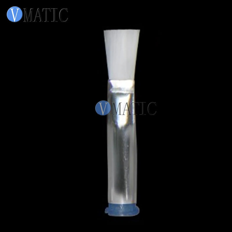 Free Shipping 14G-27G Dispensing Needle Brush Double Screw Thread Needles Efd Soft Brush Needle Flat 6mm Mouth Dispenser Needle