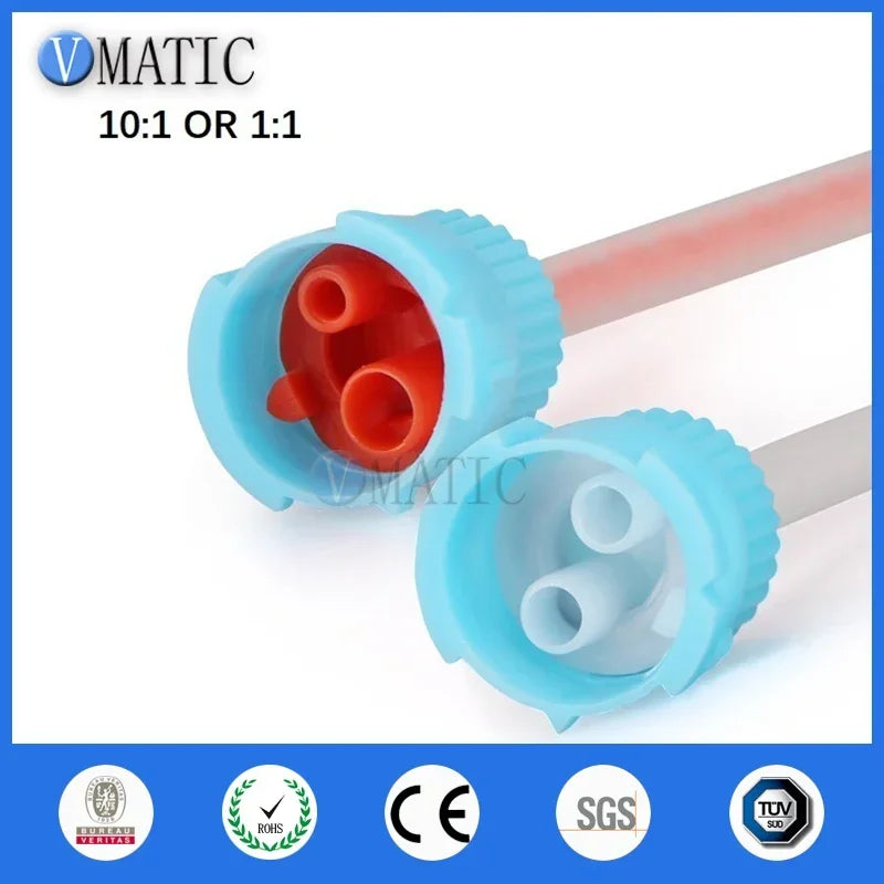 MB3.2-16L 10:1 Static Mixer Nozzle Pointed Head | Industrial Chemical Mixer for Overhead Fast Shipping