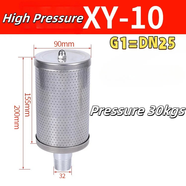 Free Shipping XY-05 Noise Reduction 07 Dryer Silencer Exhaust Muffler Pneumatic Diaphragm Pump 20/15/12