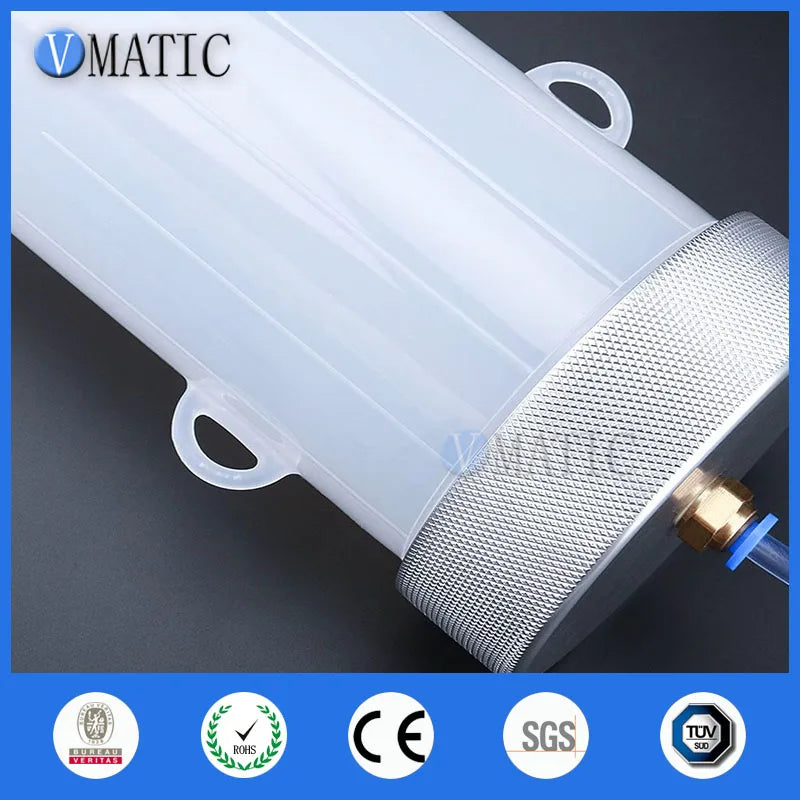 Heavy-Duty Plastic Pneumatic Dispensing Syringe – 1000CC to 2000CC High-Pressure Glue Barrel Large Capacity Container