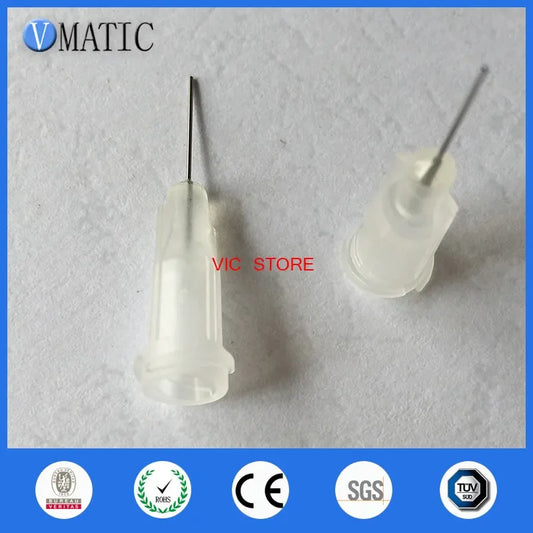 Free Shipping 1000 Pcs 0.5'' 27G TE Premier Dispensing Tips 1/2 Inch Tubing Length Dispense Needles