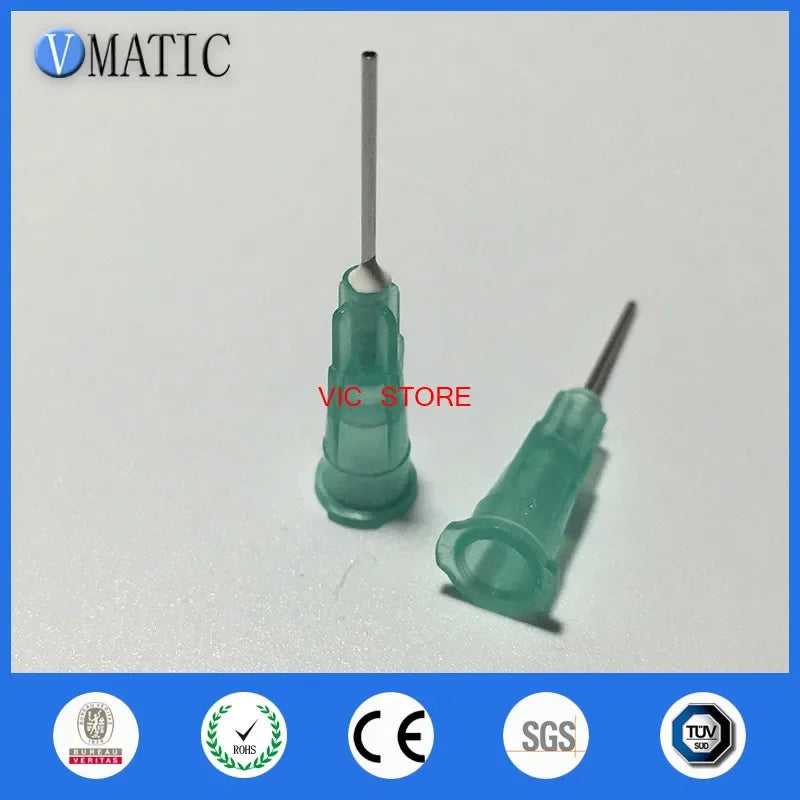 Free Shipping 21G High Quality Pinhead Syringe Needle 0.5'' Metal Pinhead Glue Dispensing Needle 1/2 Inch