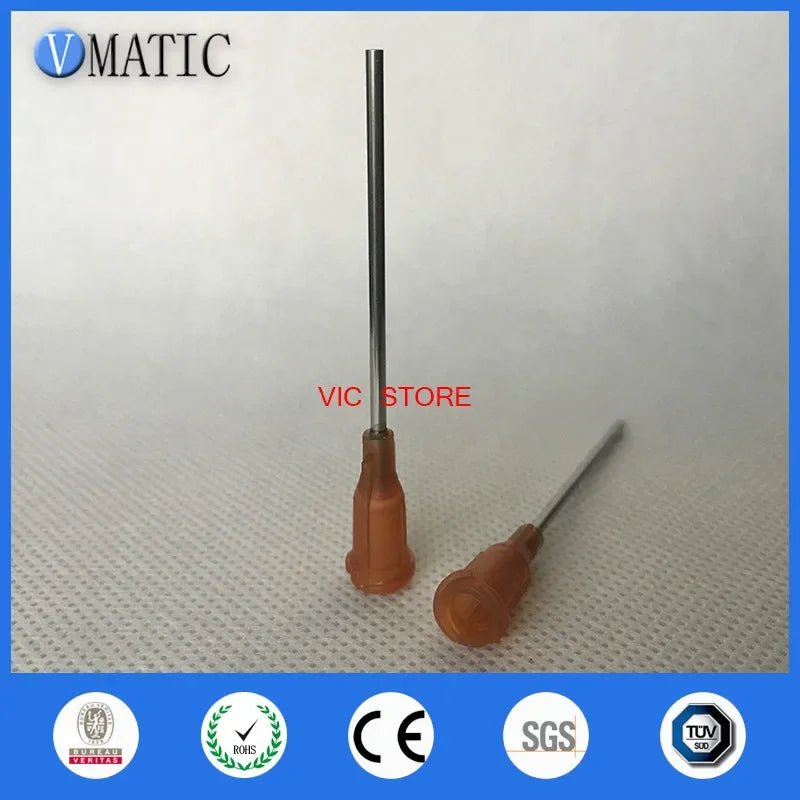 Free Shipping Glue Dispensing Needle 15G Stainless Steel Dispensing Needle 254mm (1") 100Pcs/Pack Dispense Needle 1 Inch