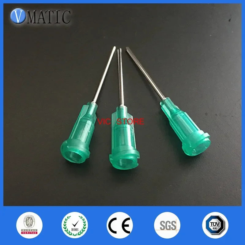 Free Shipping 100Pcs 1.5'' 18G Various Types Of High Precision Dispensing Needle Tips 1-1/2 Inch