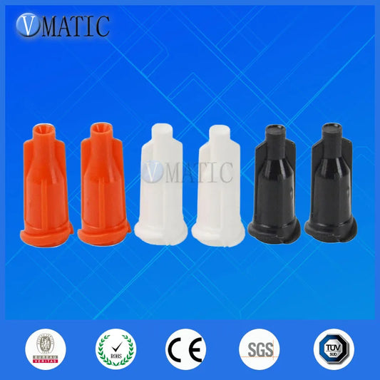 Luer Lock Syringe Cap 100PC Bulk Pack | Screw-Type Polypropylene Stopper for Lab Use (Black & Red Dual Color)