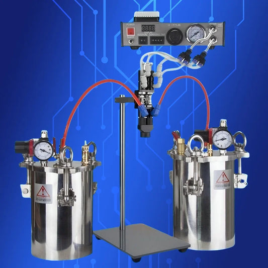 ‌Digital AB Glue Dispenser | Auto System with 2x3L Tanks & Mixing Valve Controller Fast Ship‌