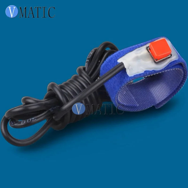 Manual Glue Dispensing Controller with On/Off Switch & Hook Loop Strap - For Glue Syringe Adapter Valve - Hand Flow Control