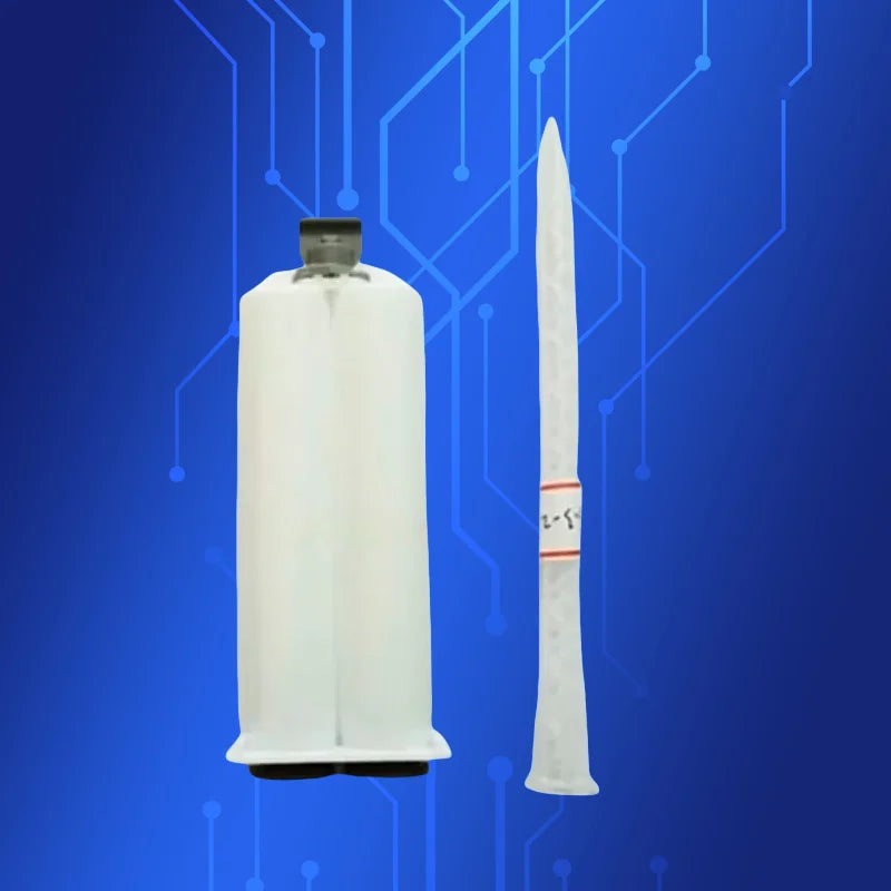 Free Shipping Glue Dispensing Cartridge 1:2 With Ma Static Mixer 6.3-21S For 50ml Dispensing Cartridge