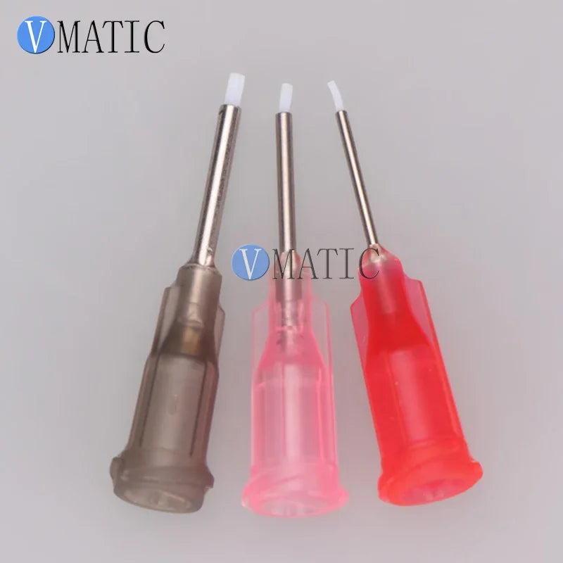 ‌100PCS 0.5'' PTFE Lined Dispensing Needle Tips | Anti-Clogging Precision for Epoxy/Adhesive Free Shipping‌