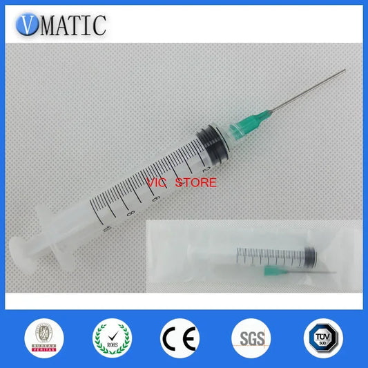 Free Shipping 10Ml/10Cc Luer Lock Syringes With 18G Blunt Tip Fill Needles 1.5", 10sets Dispensing Syringe With Dispenser Needle