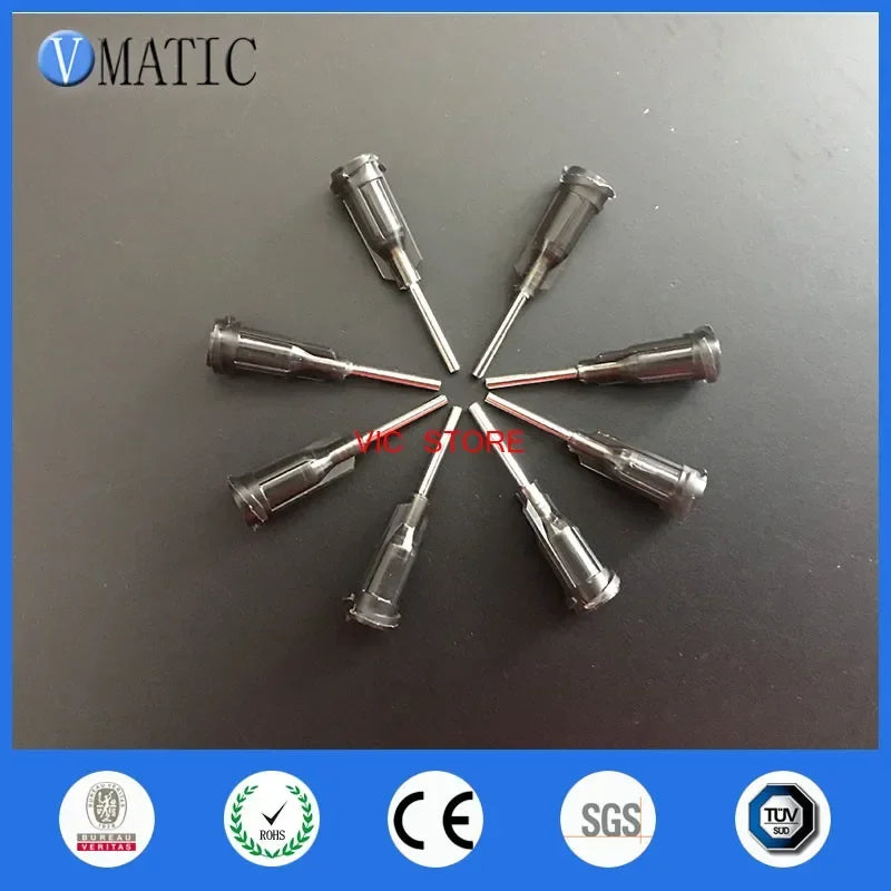 Free Shipping 16G Precision Passivated S.S. Dispense Needle 0.5" Tubing Length/ Glue Dispensing Needle 1/2 Inch