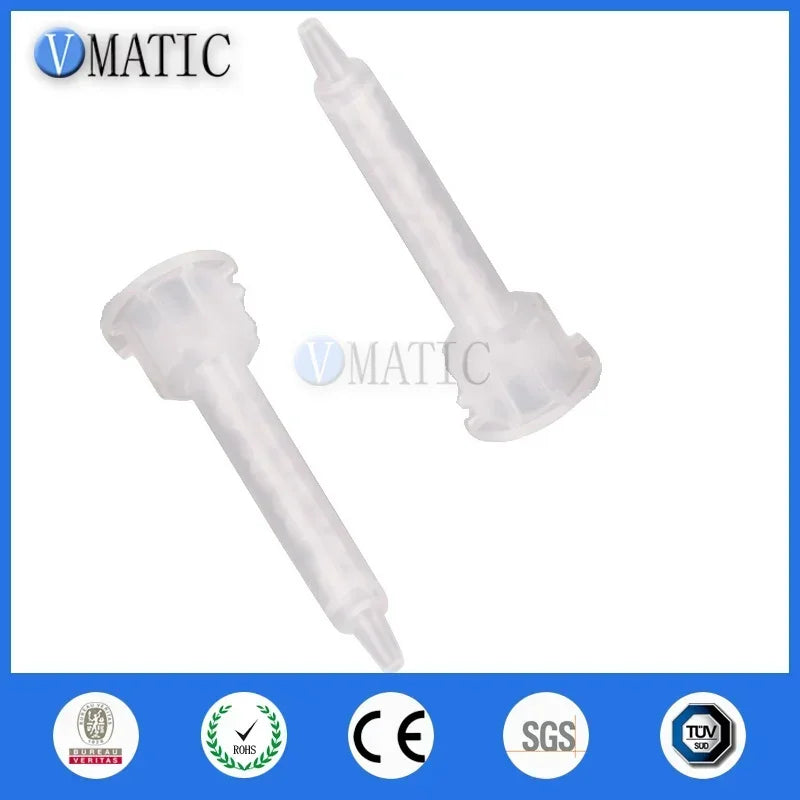 ‌3.0-8mm Static Mixer Nozzles | Stainless Steel Resin Mixing Tips for Two-Part Epoxy/Adhesive (Spiral Flow Design)‌