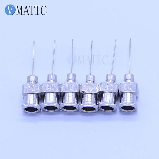 Free Shipping 12Pcs 0.5'' Tip Length 30G Stainless Steel Dispensing Needle Tip 1/2 Inch