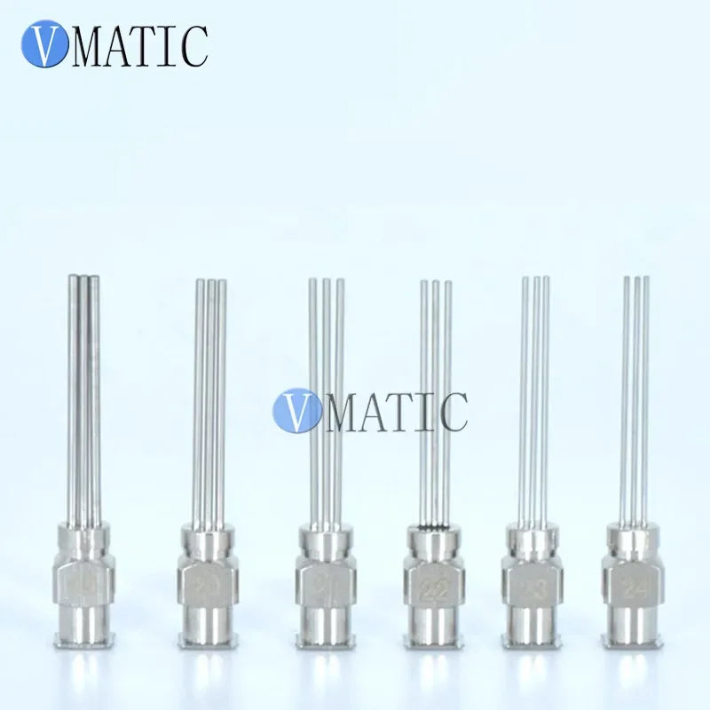 Stainless Steel Dispensing Tip Jewelry Crystal Setting 25mm Tube Length Luer Lock Thread Glue Needle Rhinestone Tool