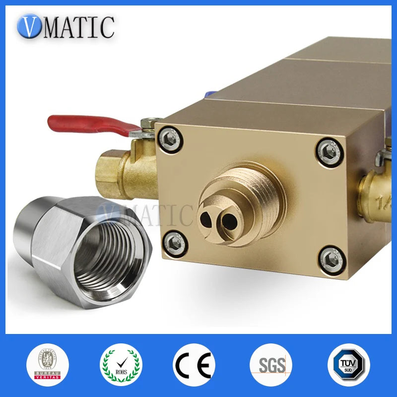 2023 High Quality New Arrival Big Flow Pneumatic AB Liquid Glue Adhesive Dispensing Suck Back Double Cylinder Valve