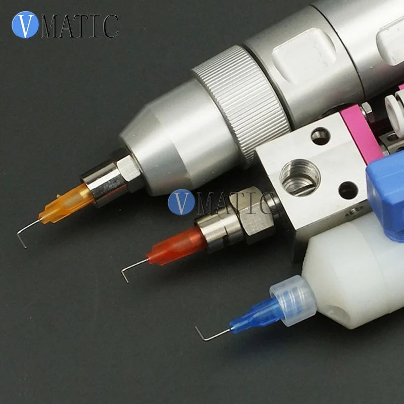 Free Shipping 100pcs TE 90 Bent Degree Bent Dispensing Tips Glue dispensing needle Glue dispensing tip mix pack totally 100pcs