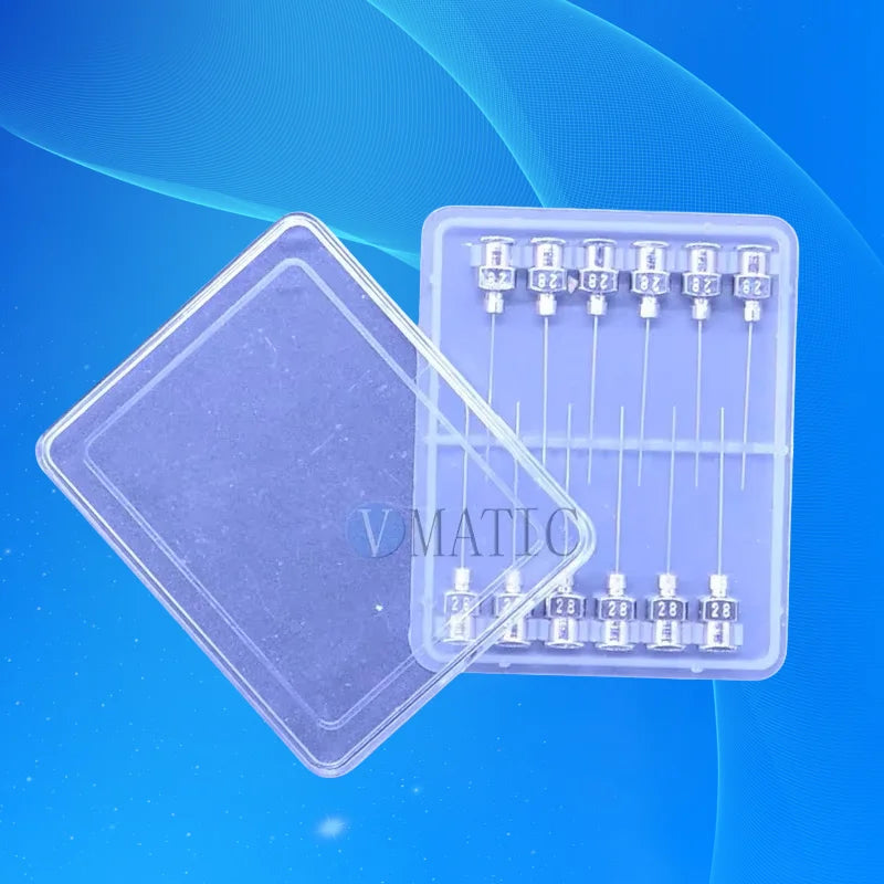 ‌12Pcs 28G Blunt Dispensing Needles | 1 Inch Micro Tips for Lab/Electronics Free Shipping‌