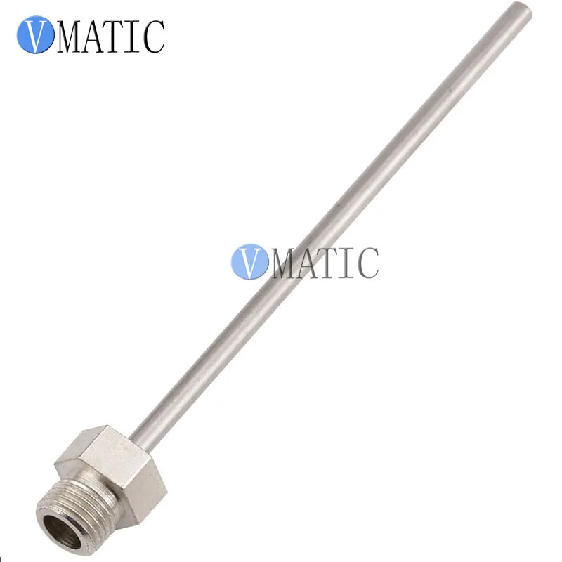 Free Shipping 2Pcs Quality OEM Special Screw Thread Metal Luer Lock Stainless Steel Dispensing Needles M3M4M5M6