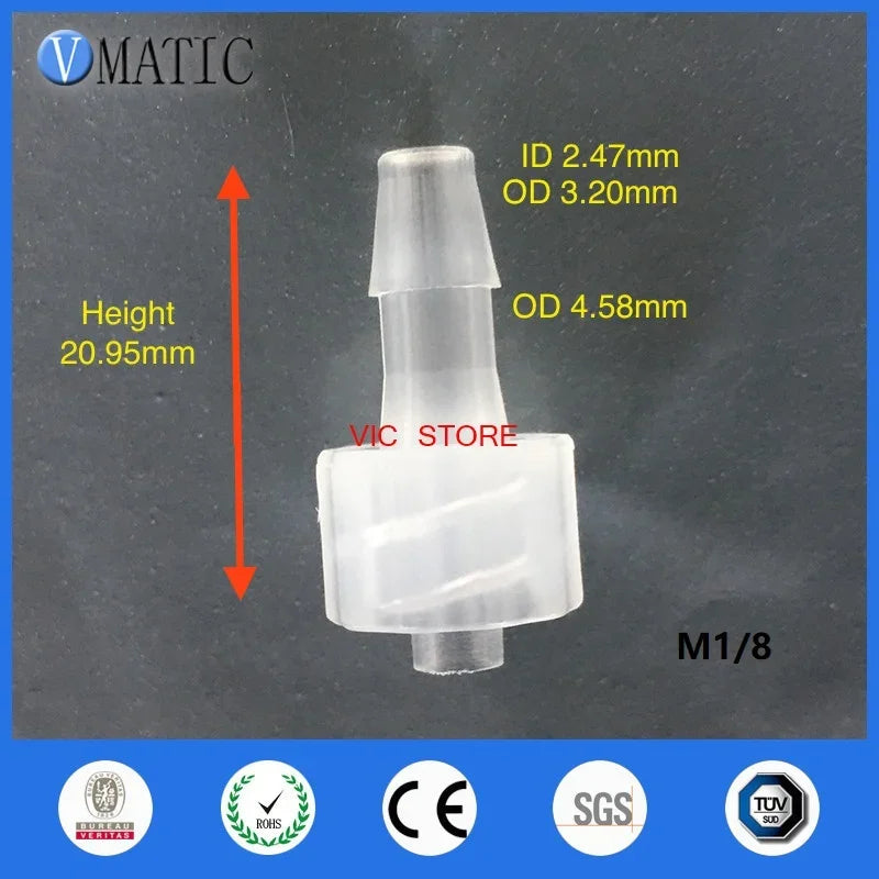 Free Shipping Plastic Female Male Joint Fast Fittings Adapter Pipe Air Hose Connector 10 Pcs