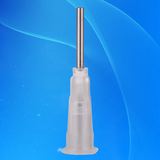 ‌100pcs 15G Dispensing Needles 1/2 Inch Luer Lock Blunt Tips for High Viscosity Adhesive & UV Resin Application