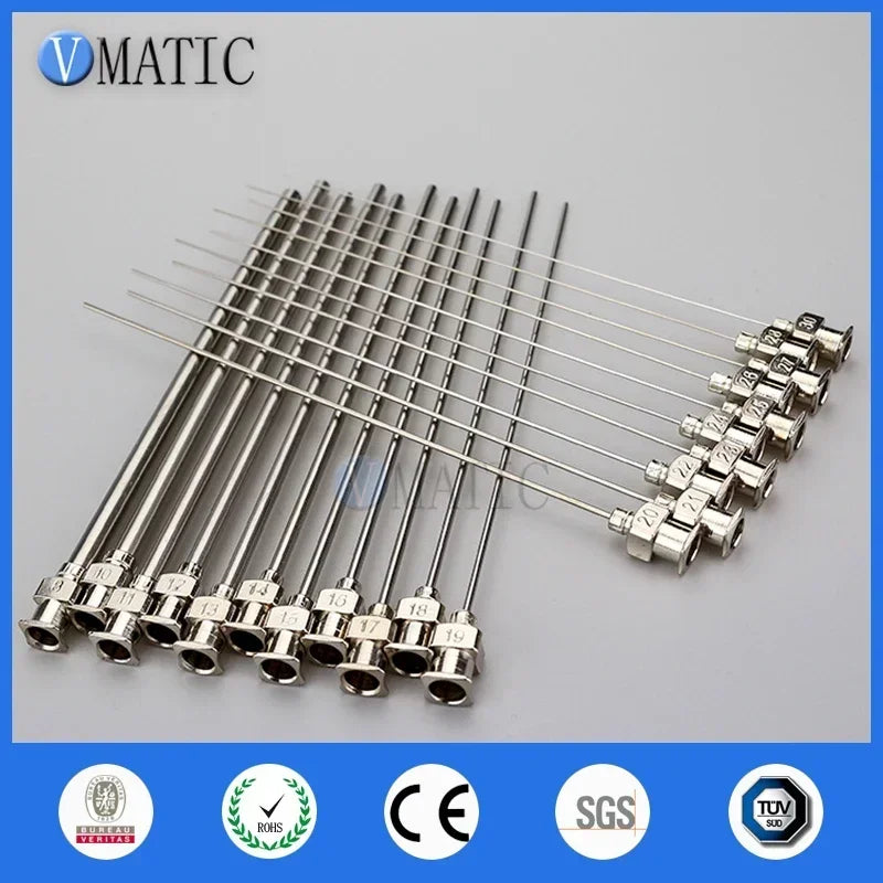 Free Shipping 10 Pcs 8 - 30G Tube Length 10cm 100mm Ce Approved Glue Fluid Liquid Dispensing Needle