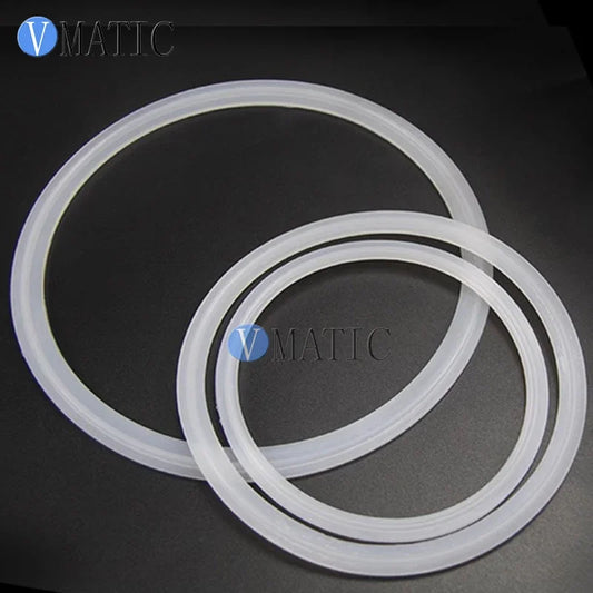 High-Temperature & Acid/Alkali Resistant Silicone Gasket Frame-Mounted Pressure Tank Seal, Durable Anti-Dust Rubber Ring