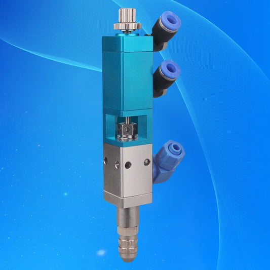 Free Shipping Manual Thimble Type Push Ab UV Dispensing Liquid Glue Dispenser Valve
