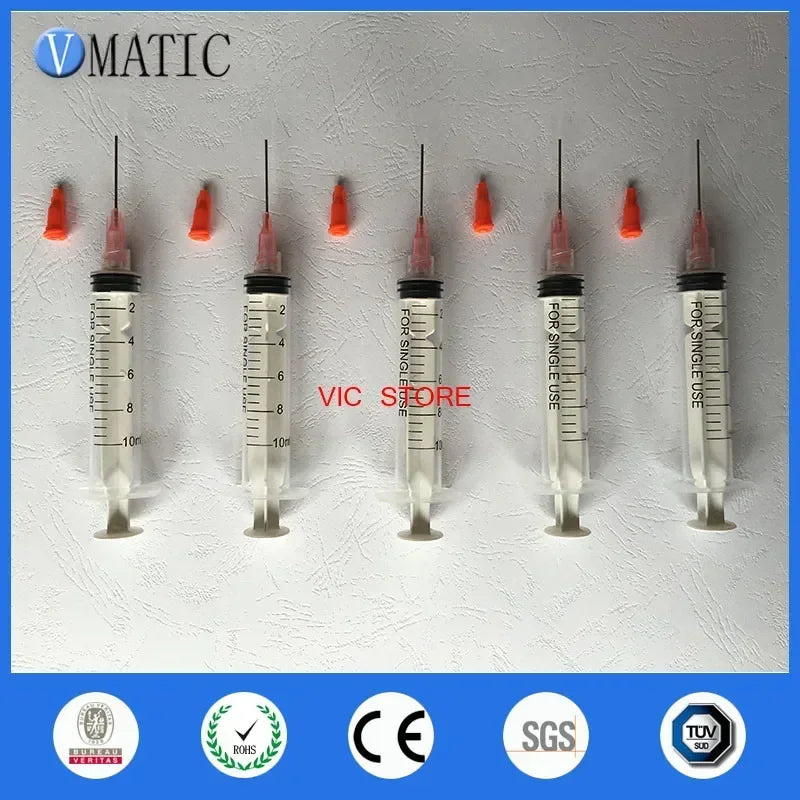 5×10ml Car Air Freshener Refill Kit ▶ 25.4mm(1") 20G Blunt Needle Set（Luer Lock）🚚