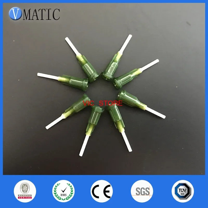 Free Shipping 100Pcs 1/2 Inch (0.5'') 14G Polypropylene Flexible Dispensing Needle Plastic Tip