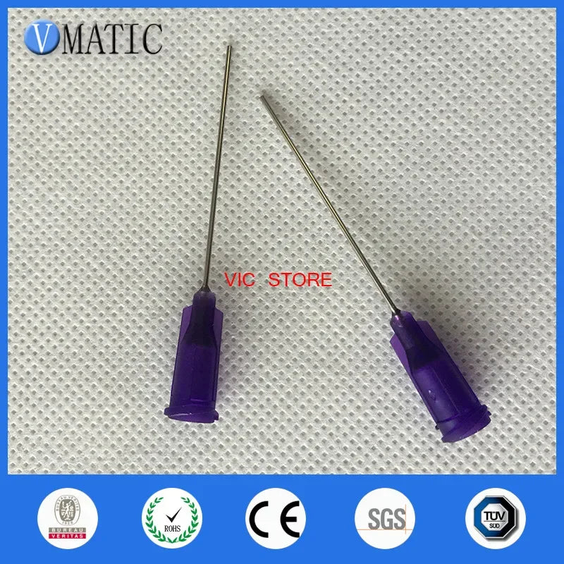 Free Shipping 1.5'' 21G TE Premier Dispense Tips Liquid Glue Dispensing Needles 1-1/2 Inch