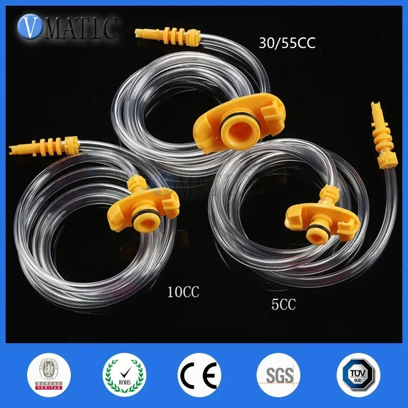 5-55mL Pneumatic Dispensing Controller | Robotic Syringe Adapter for Precision Glue/Epoxy Application‌
