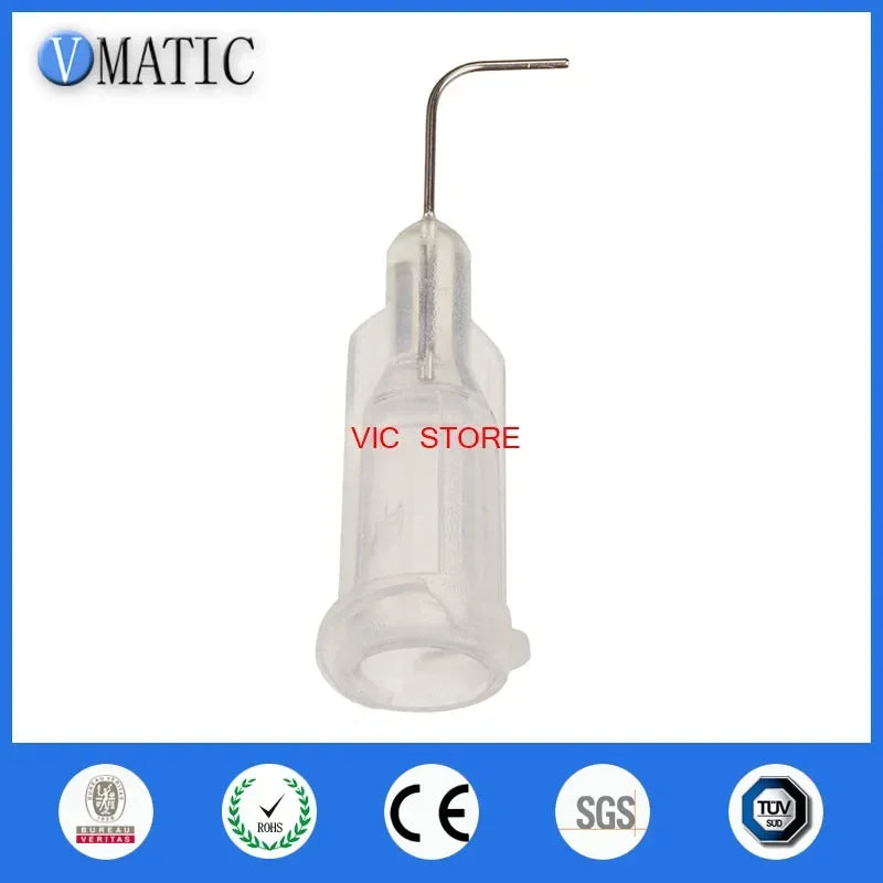 ‌27G 1/2 Inch 90° Bent Dispensing Needle | Clear PC Tips for SMT/Medical Devices Free Shipping‌