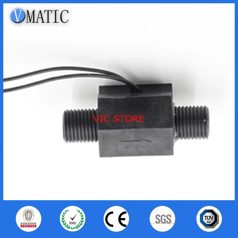 High Quality Electronic Magnetic Sensor Thread VC2253-G1-4 Male Automatic Toilet Flusher Plastic Pipe G1/4 Flow Water Switch