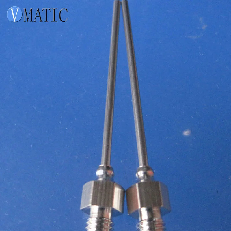 Free Shipping 2Pcs Quality OEM Special Screw Thread Metal Luer Lock Stainless Steel Dispensing Needles M3M4M5M6